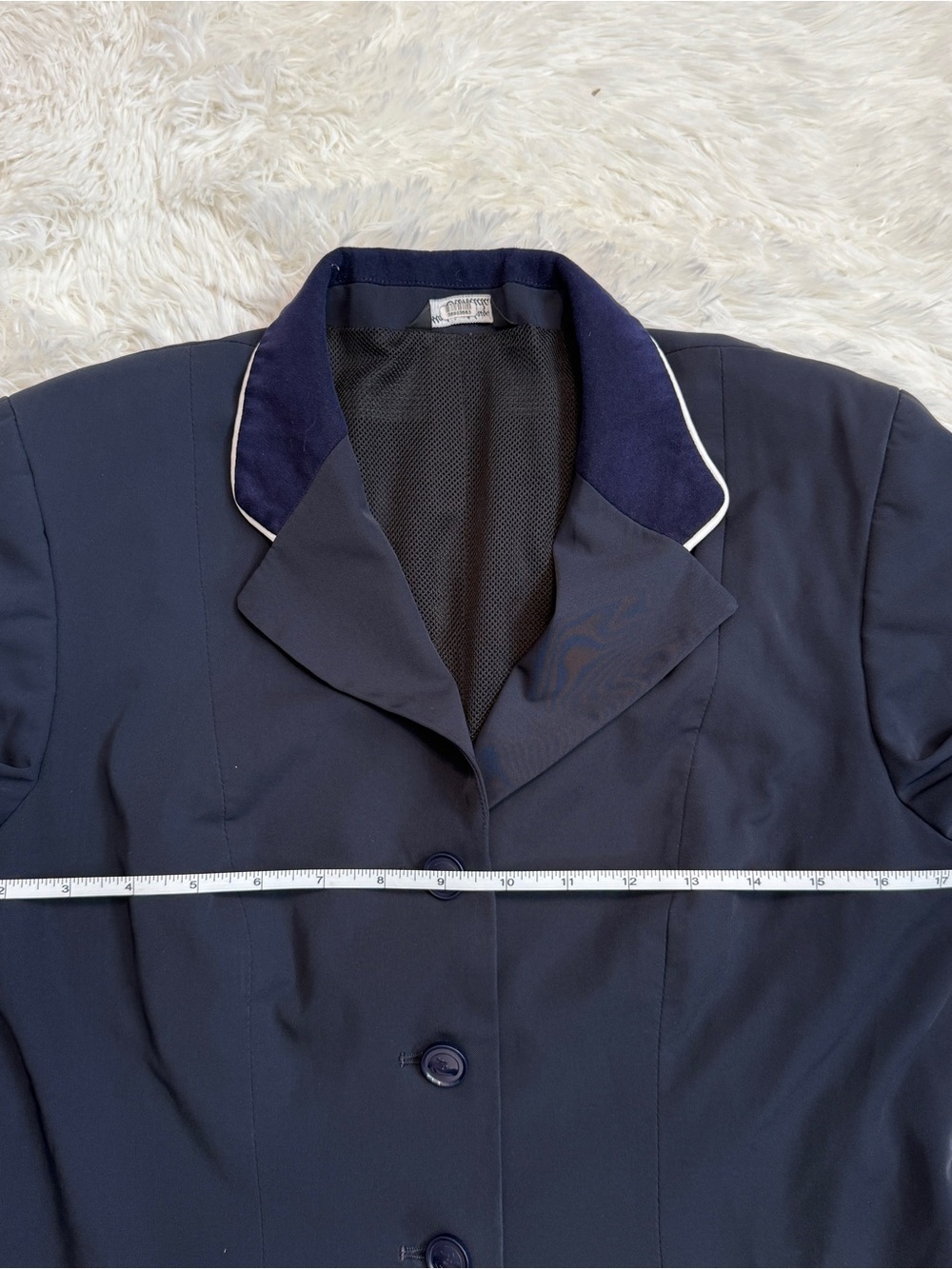 Women’s Size 14R Navy Grand Prix Horseback Riding Show Coat. Good Condition. - Picture 5 of 8